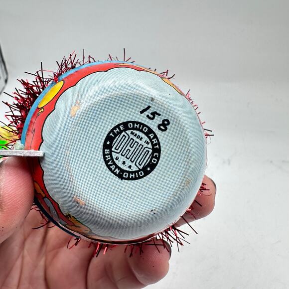 Teensy Birthday Clown Assemblage Decor - Circus Themed - Picture 3 of 4